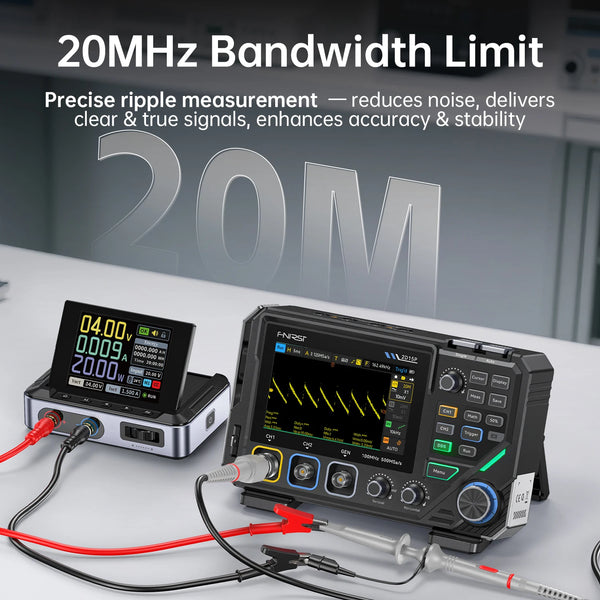 FNIRSI 2D15P Touch Screen Oscilloscope Multimeter Signal Generator detail image 2
