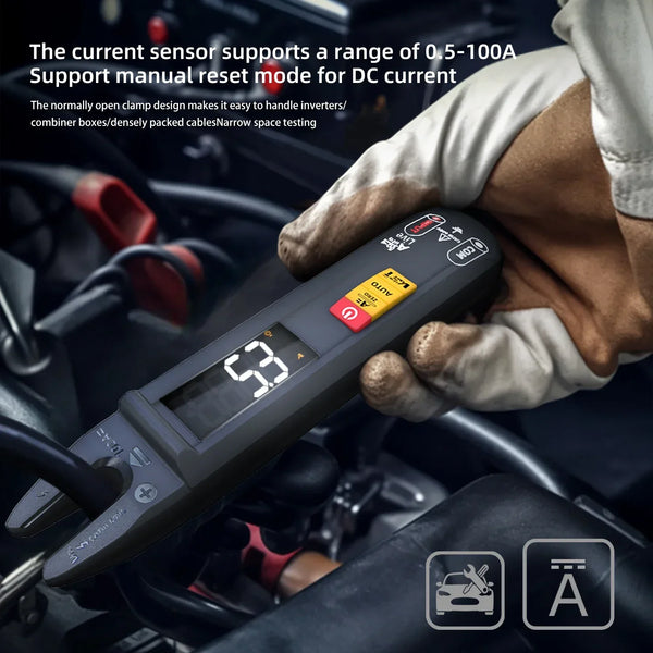 BSIDE U0 Digital Clamp Meter Fork DC AC 100A Smart Ammeter Pliers T-RMS Current Auto detail image 6