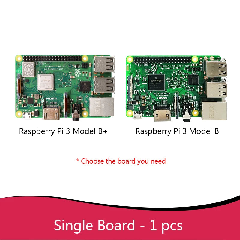 Raspberry Pi 3 Model B/3B+ Plus BCM2837 1.2G,Raspberry Pi 3 B+ with 2.4G & 5G WIFI 4.2 BT detail image 7