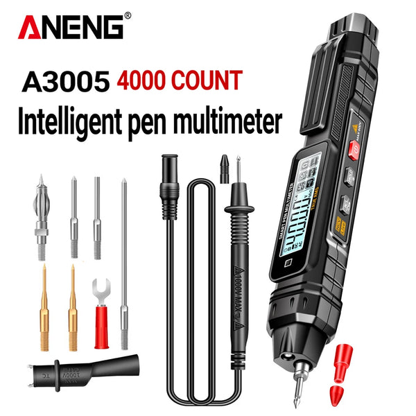 ANENG A3005 Digital Professional Multimeter Pen Testers AC/DC Voltage Meter Live Zero Line Detector Buzze product image