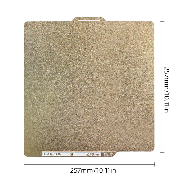 For Bambu Lab X1 P1P P1S Build Plate PEI  257*257mm Bed Texture Double Sided Spring Steel For Lab P1 3D Printer
