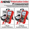 2in1 Insulation Resistance Digital Multimeter Rechargeable MH17 AC/DC Voltage True RMS 19999 detail image 4