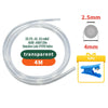 1/2/4M Bowden Extruder PTFE Tube for J-Head/Ender 3/Bambu Lab P1P AMS A1 Mini 1.75mm Filament ID 2/2.5mm OD 4mm Teflon Pipe