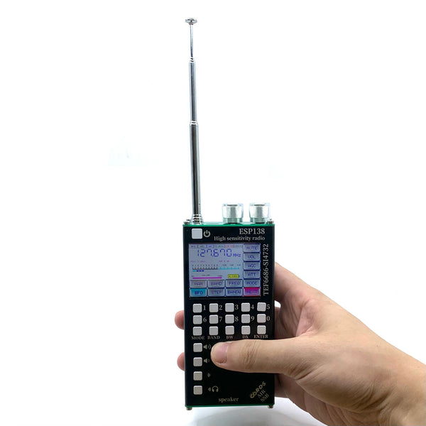 Dual Modes RDS Data Display Radio 2500mAh Hand-Held Radio Receiver ESP138 ESP32 SI4732 for Bluetooth-Comp product image