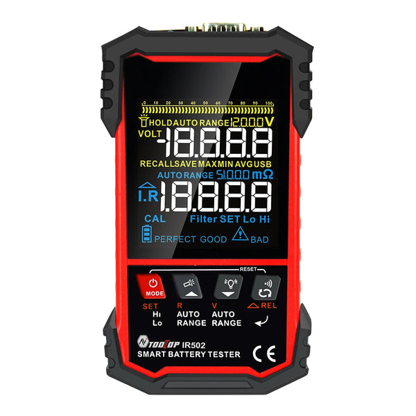 TOOLTOP IR500/IR502 Battery Internal OHM Meter High Precision 120V 0.000m -500 Battery detail image 3
