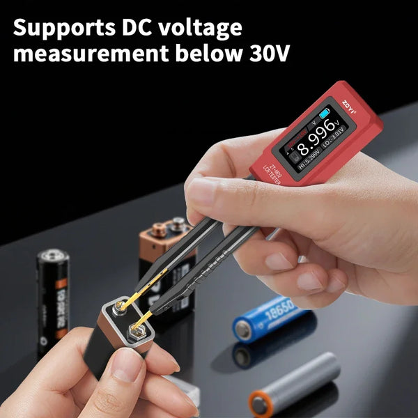 ZOYI Digital LCR Meter, Portable SMD Component Tester for Capacitance Resistance Inductance Voltage Measurement ZTMD1/MD2