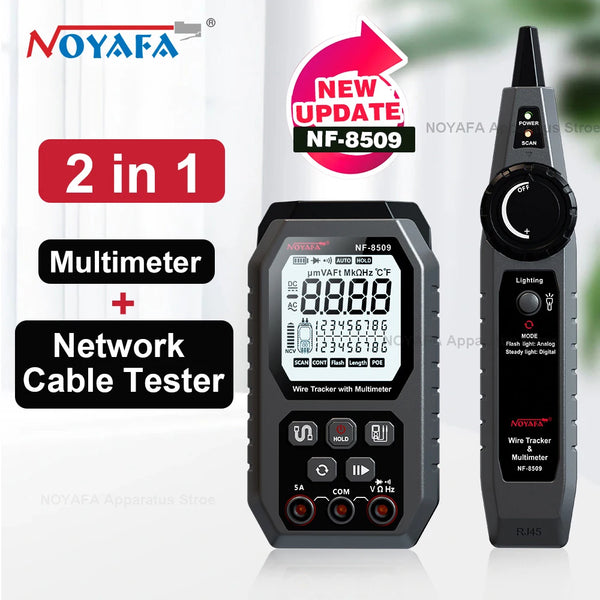 NOYAFA NF 8509 New Upgrade Network Cable Tester For Multimeter Current Voltage Resistance POE Test NCV AC product image