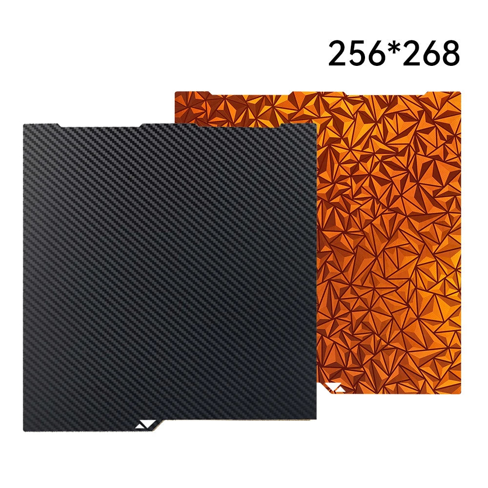 Kobra 3 Build Plate Kobra 3 Pei Textured PEO 256x268 For Anycubic Kobra 3 Combo Build Plate Spare Parts Double Sided Heat Bed
