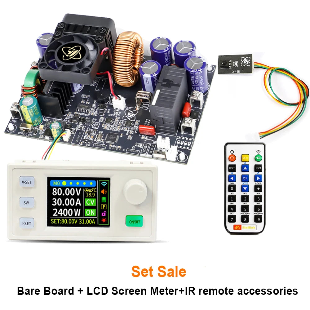 XY8030S 2400W 30A Buck DC Digital Power Supply Adjustable Step-Down Converter MPPT Charging detail image 11