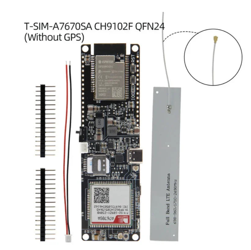 T-PCIE/T-SIM A7670E A7670SA R2 Wireless Module ESP32 Chip Support GSM/GPRS/EDGE For Arduino detail image 14