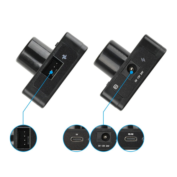 4 Wire Fan PWM Speed Controller PD QC Fast Charging Type C DC 24V 12V 5V Cooling Fan Speed detail image 4