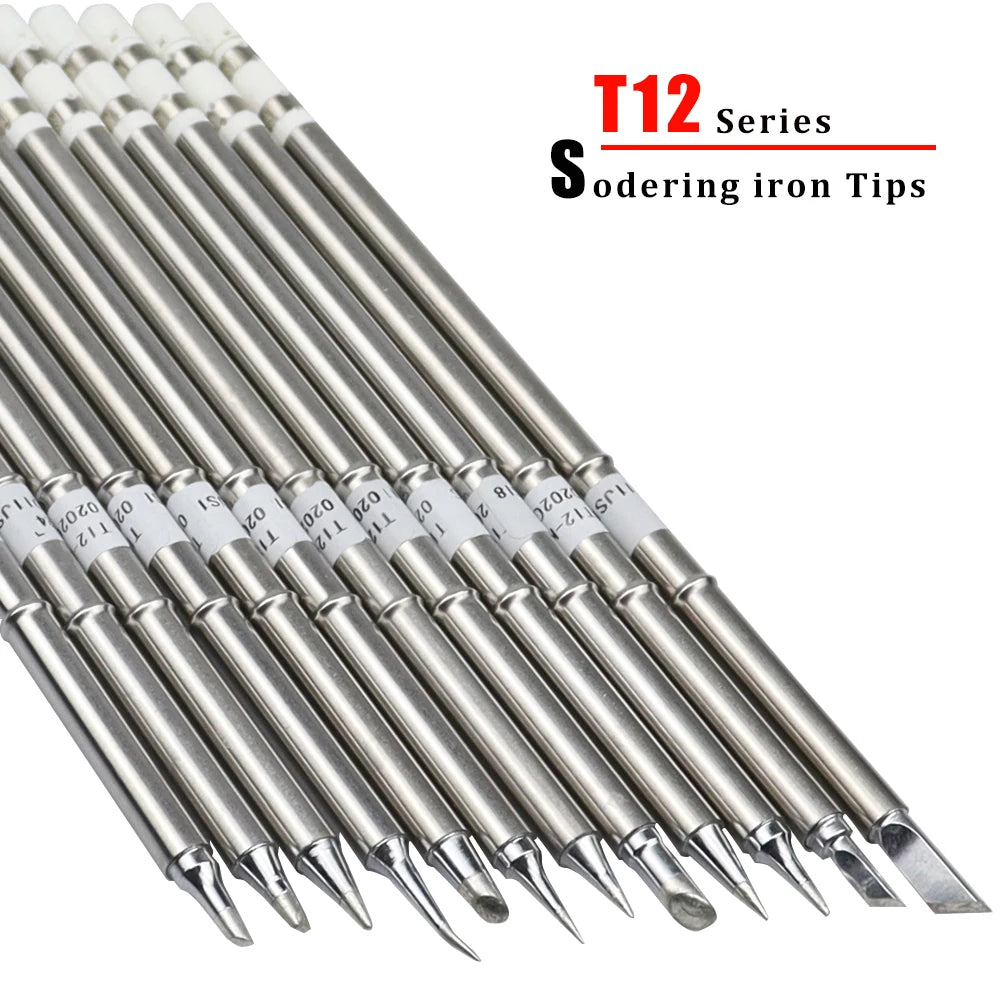 Soldering Iron Head Tips T12 Series Replacement Tip T12-K BC2 BC3 JL02 D24 KU ILS BL I For FX951 FX-952 T12-942