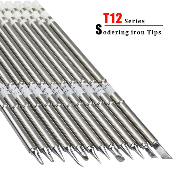 Soldering Iron Head Tips T12 Series Replacement Tip T12-K BC2 BC3 JL02 D24 KU ILS BL I For FX951 FX-952 T12-942