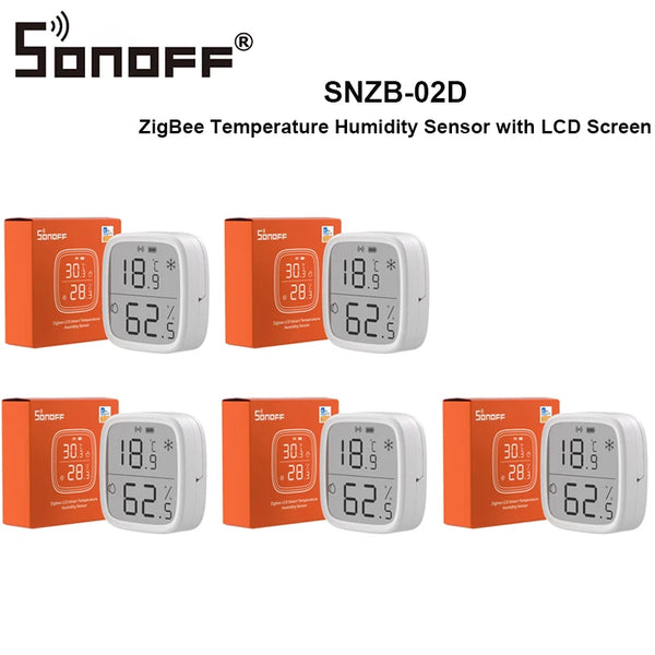 SONOFF SNZB 02D Zigbee Temperature Humidity Sensor with 2.5" LCD Screen for EWeLink SONOFF detail image 11