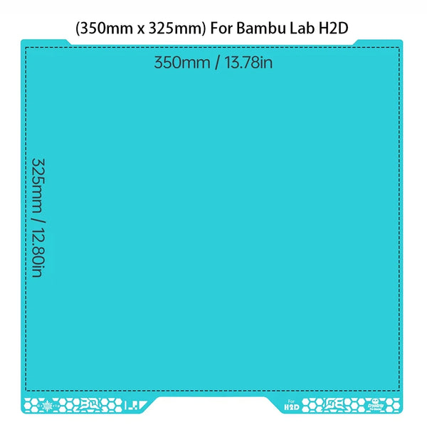 BIGTREETECH Glacier Panda Build Plate Spring Steel Cool Plate CryoGrip Double-Sided For BambuLab H2D P1 X1 A1 Kobra3 K2 PLUS