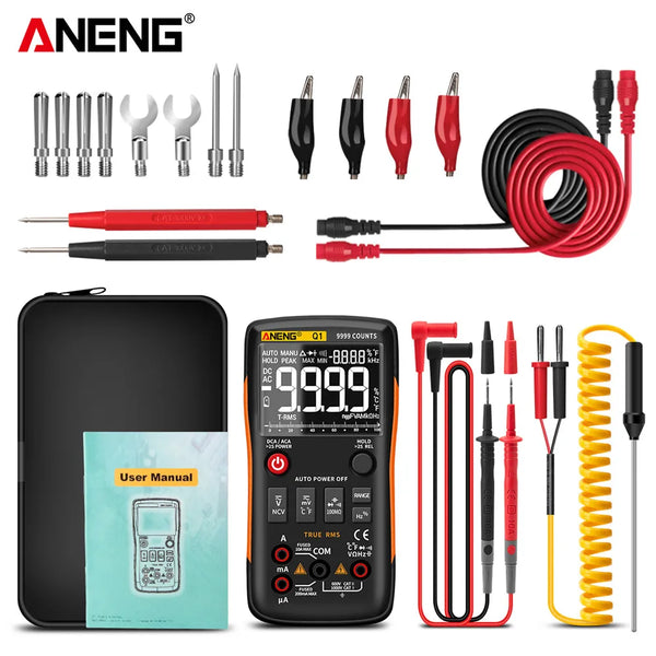 ANENG Q1 Digital Multimeter 9999 Analog Tester True RMS Professional Multimetro DIY detail image 8
