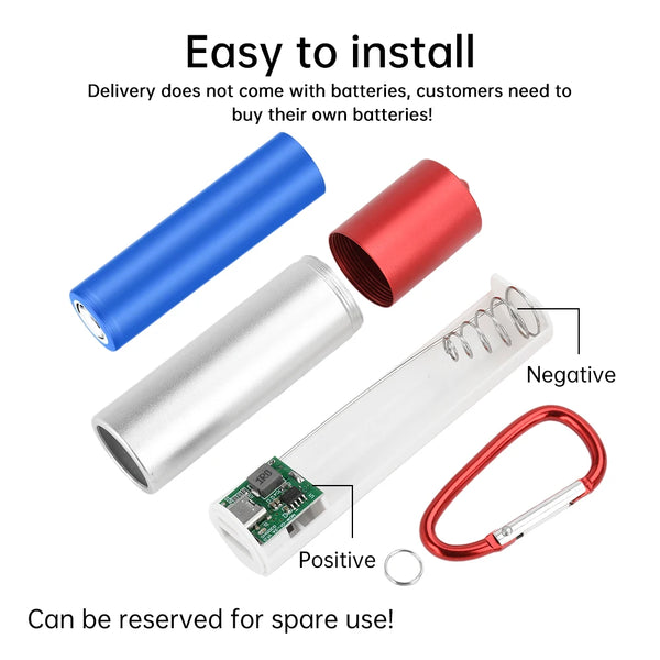 1pcs Mini 18650/21700 Mobile Power Kits DIY Portable Charging Treasure Box No Soldering Tpye detail image 5