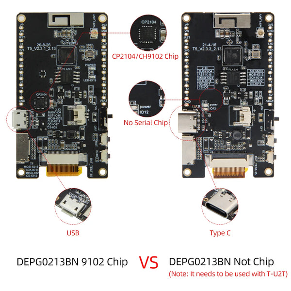 LILYGO T5 2.13inch E-Paper Development Board GDEM0213T5 DEPG0213BN GDEM0213B74 Display 2/4 detail image 4