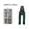 Multi-function Mini Electric Terminal Crimping Pliers With Wire Stripping Cutting Hand Crimping Tool Multiple Connector Kits
