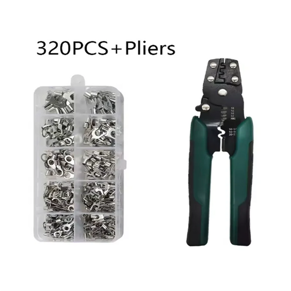 Multi-function Mini Electric Terminal Crimping Pliers With Wire Stripping Cutting Hand Crimping Tool Multiple Connector Kits
