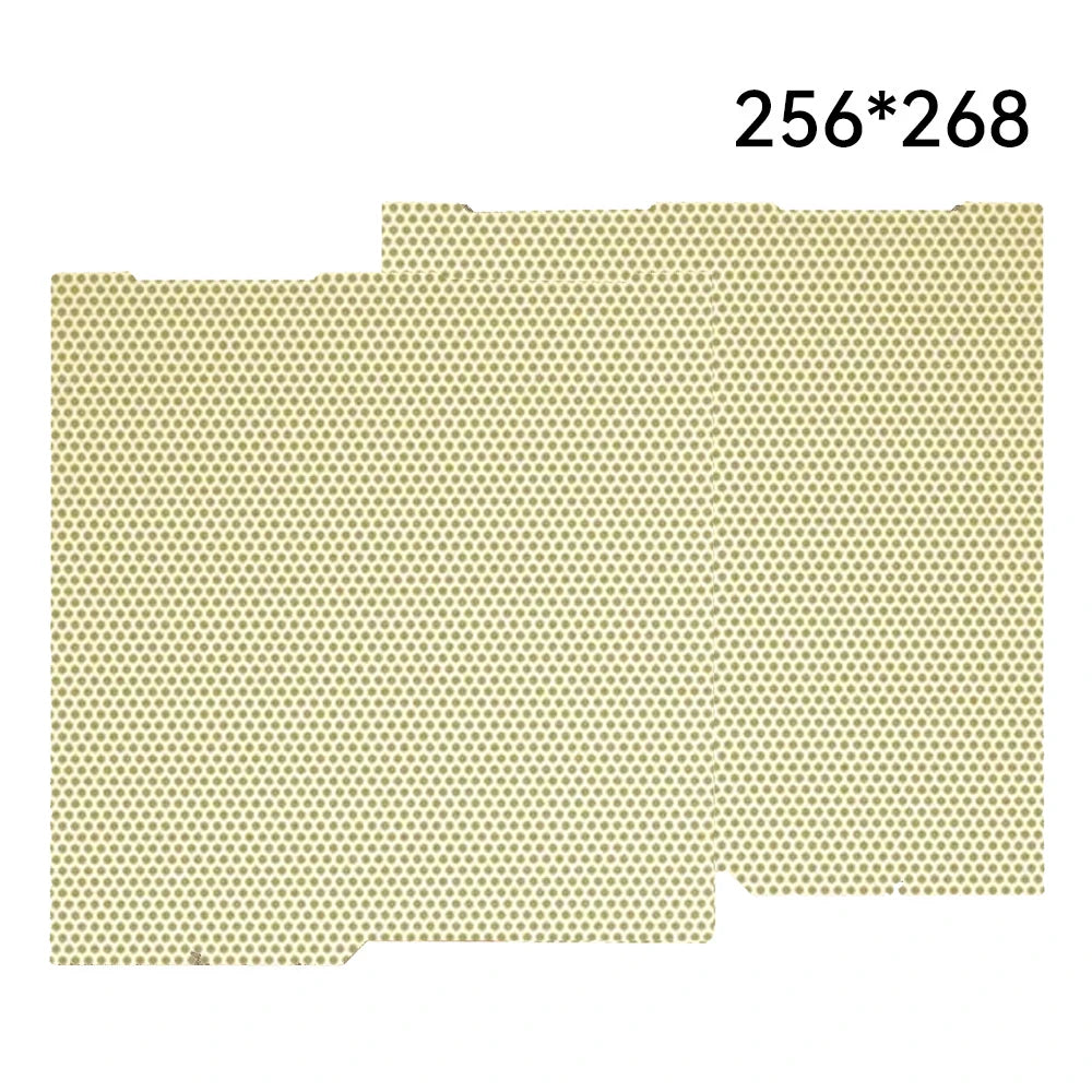 Kobra 3 Build Plate Kobra 3 Pei Textured PEO 256x268 For Anycubic Kobra 3 Combo Build Plate Spare Parts Double Sided Heat Bed