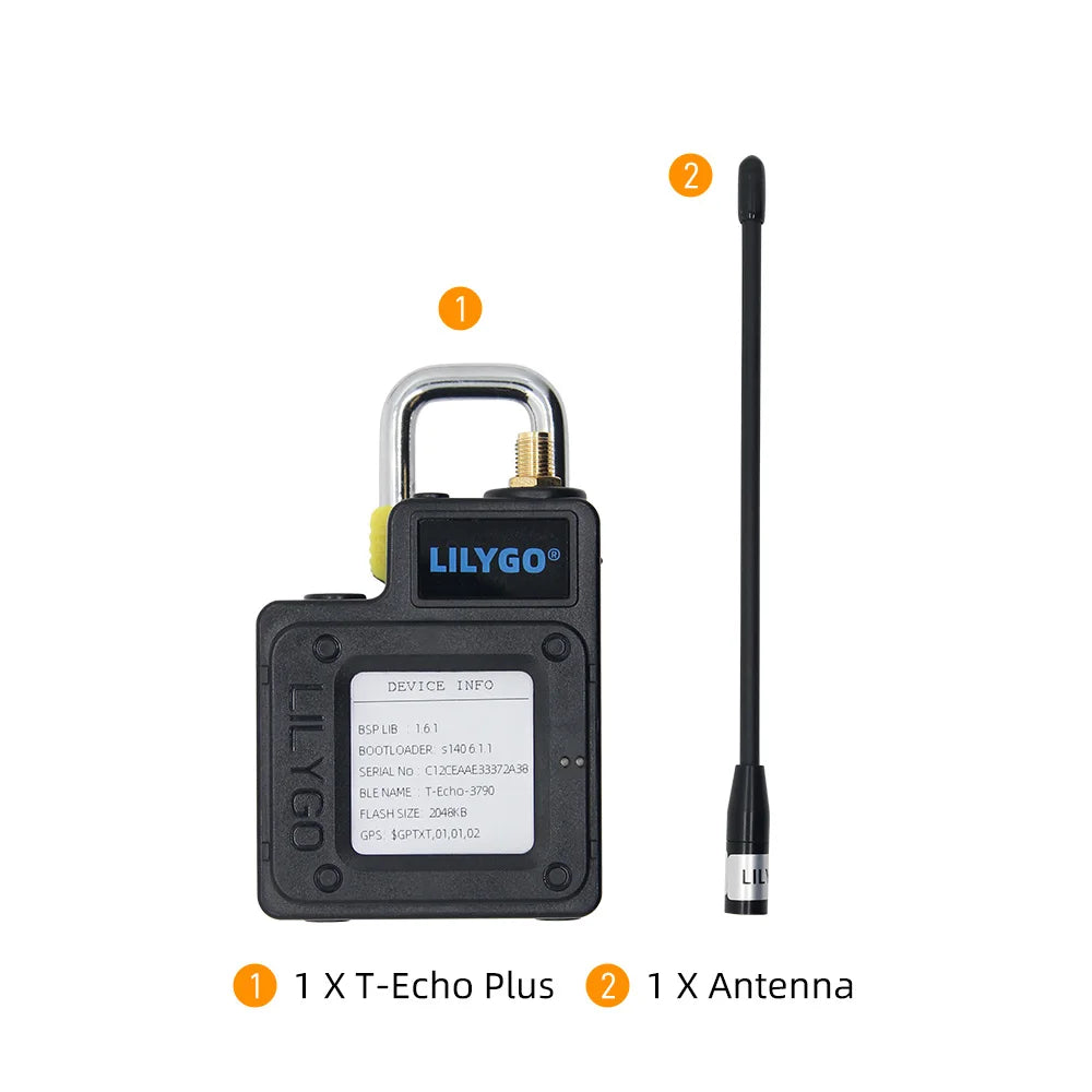 LILYGO T-Echo PLUS NRF52840 LoRa SX1262 433/868/915MHz Wireless Module GPS 1.54 E-Paper detail image 7
