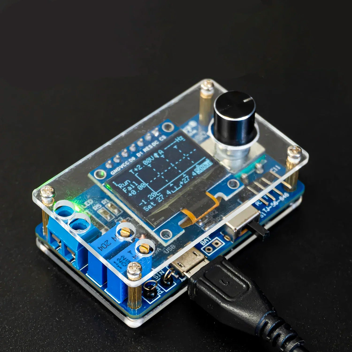 DIY Mini Digital Oscilloscope Kit STC8K8A Microcontroller Electronic Soldering Practice detail image 2