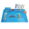 Magnetic Mat Silicone Repair Mat Circuit Board Soldering Pad Heat Resistant 932°F Anti-Static for ESD Iron Phone Repair
