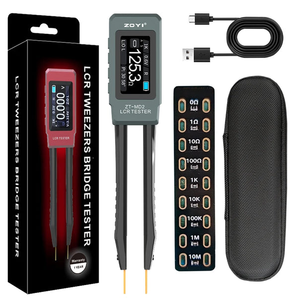 ZOYI ZT-MD2 Intelligent Tweezers Lcr Digital Bridge Tester One Click Measurement Of detail image 7