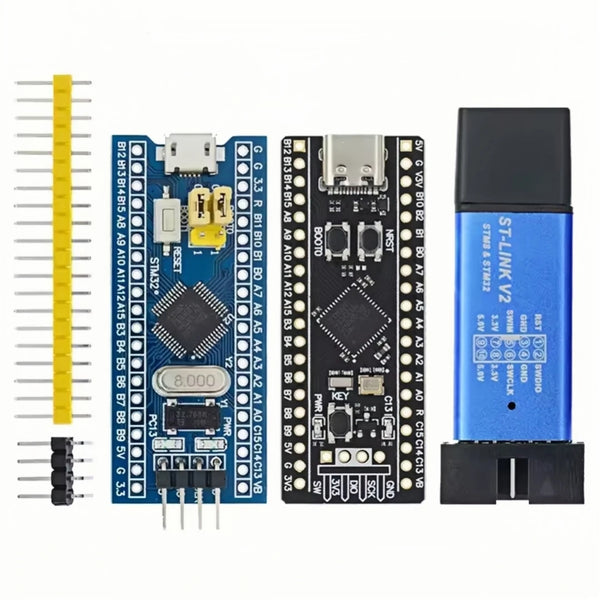 STM32F103C8T6 STM32F103C6T6 ARM STM32 Minimum System Development Board STM32F401 STM32F411 + ST-LINK V2 D product image
