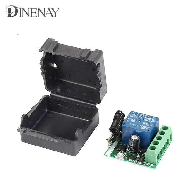 433Mhz Wireless Remote Control EV1527 Learning Code Transmitter 2 bottons DC 12V 10A RF detail image 2