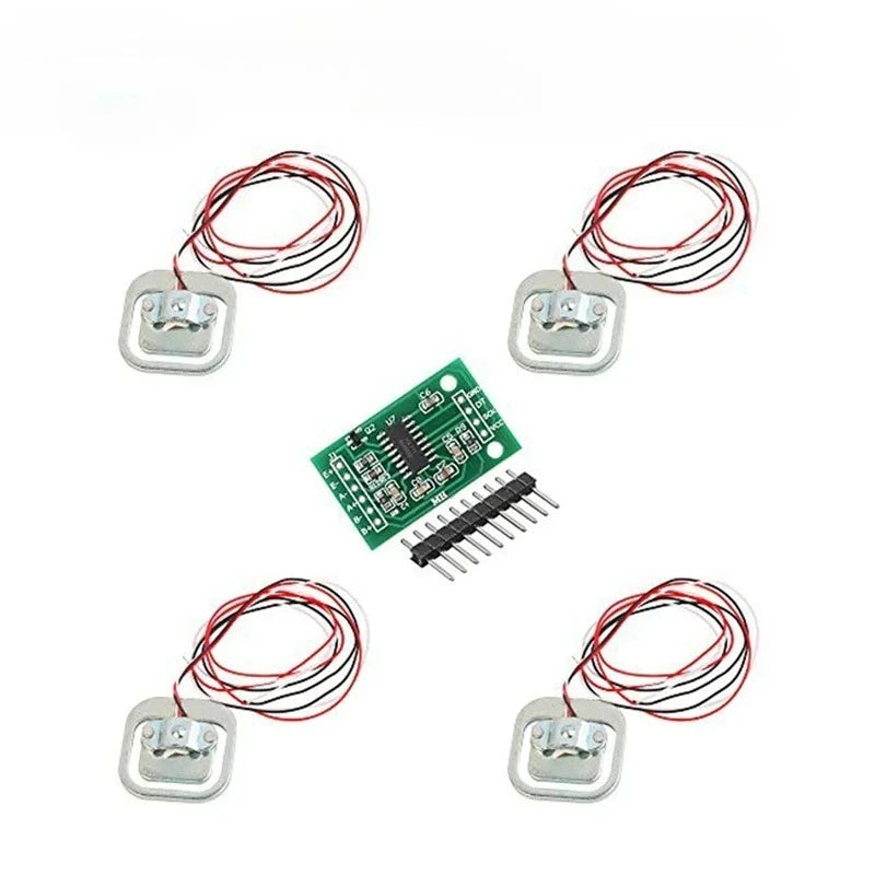 High Precision HX711 Load Cell Module with 4PCS 50kg Weight Sensors - DIY Electronic Scale detail image 3