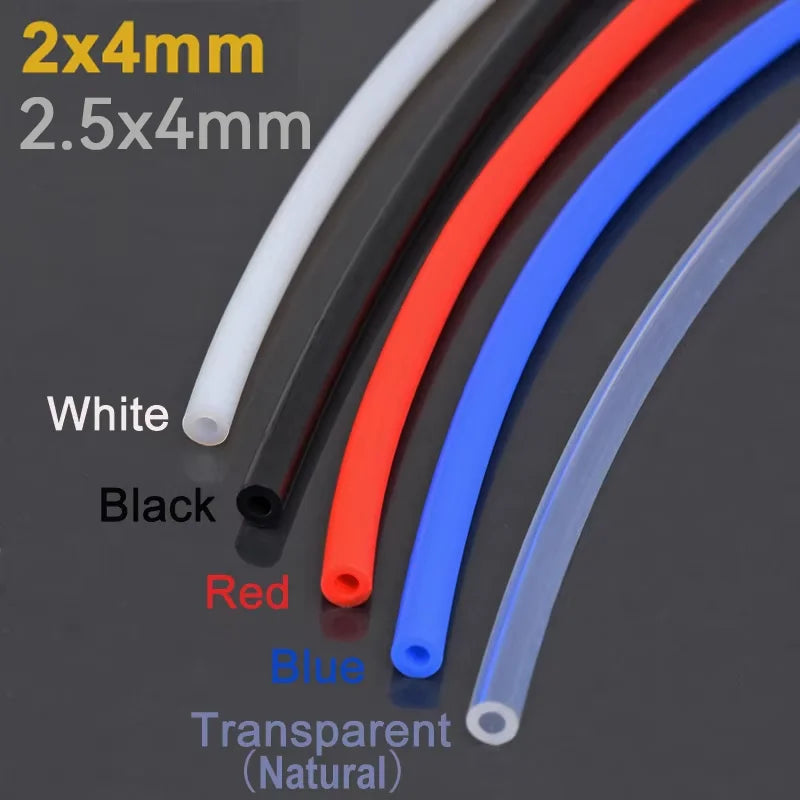 1/2/4M Bowden Extruder PTFE Tube for J-Head/Ender 3/Bambu Lab P1P AMS A1 Mini 1.75mm Filament ID 2/2.5mm OD 4mm Teflon Pipe