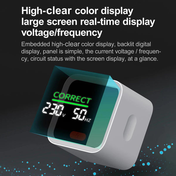 DUKA ATuMan ST2 Socket Tester Smart Socket Detector with LCD Backlit Display Plug Tester detail image 3