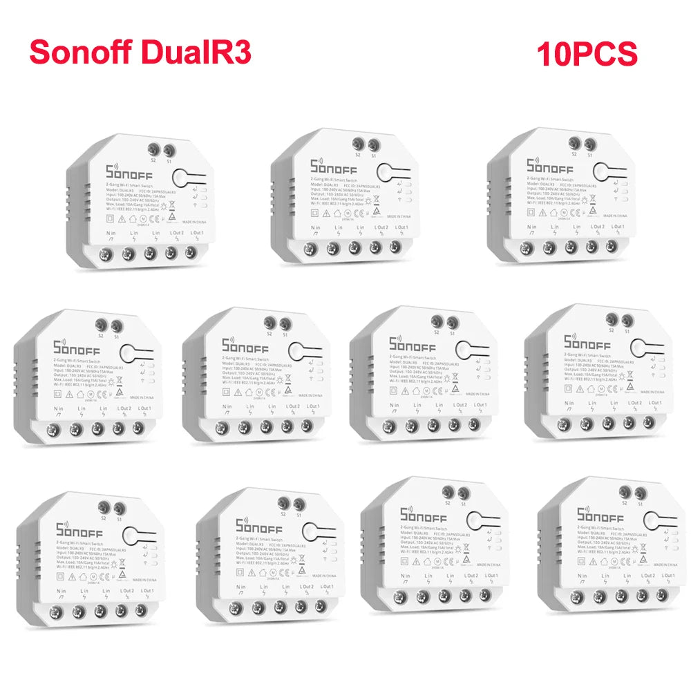 SONOFF Dual R3 2 Gang Wifi Smart Switch Dual Relay Module With Power Metering Smart Roller detail image 13