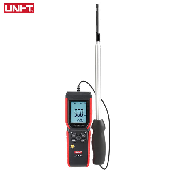 UNI-T Hot Wire Anemometer UT362H Split Design Wind Meter Wind Velocity Volume Temperature detail image 7