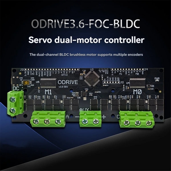 A72Z ODrive3.6 56V FOC-BLDC Servo Dual Motor Controller STM32F4 Support Multiple Encoder detail image 6