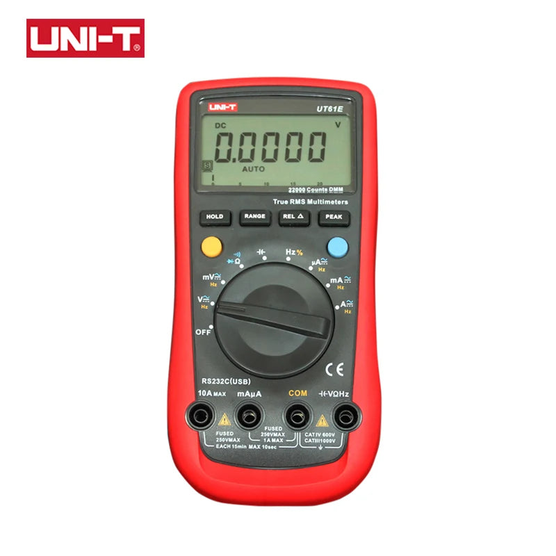 UNI-T UT61E Digital Multimeter Meter True RMS 1000V AC DC Multimeter Voltage Tester Relative Mode 22000 C product image
