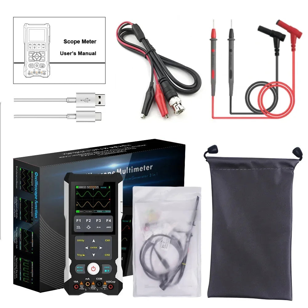 TOOLTOP ET829 2 Channel 80MHz Digital Storage Oscilloscope Multimeter Signal Generator 3 in detail image 8