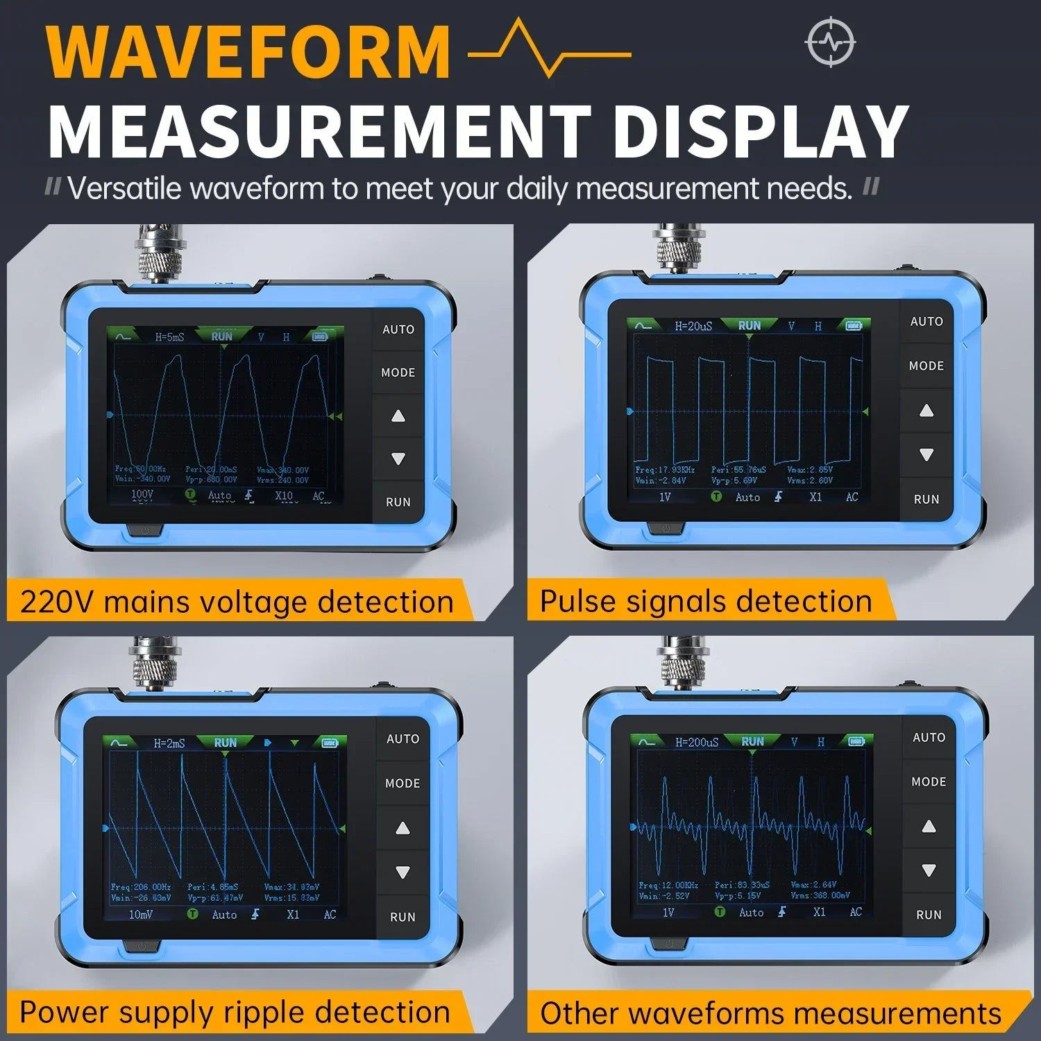 FNIRSI DSO510 New Mini Digital Oscilloscope detail image 5