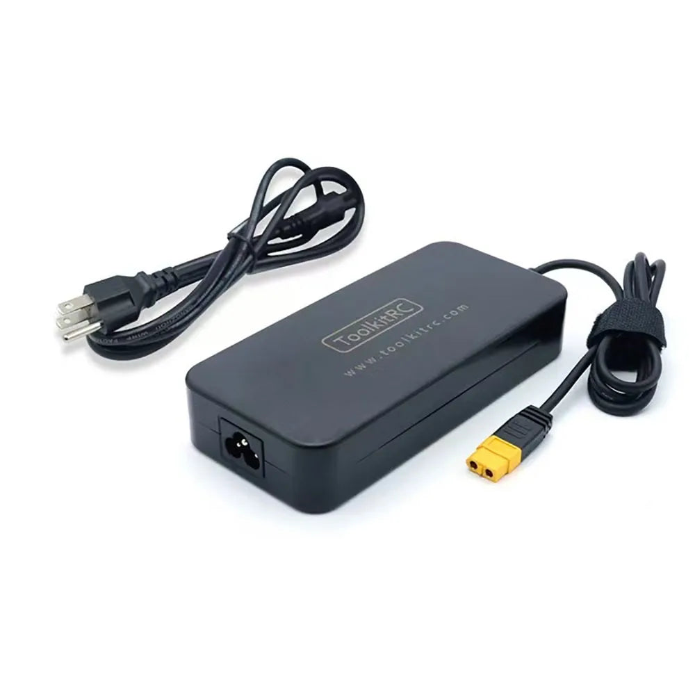ToolKitRC ADP200 200W 4A Charger Power DC19.5V 10.3A Supply With XT60 Output Adapter for RC iSDT GTPower HotRC SkyRC Chargers