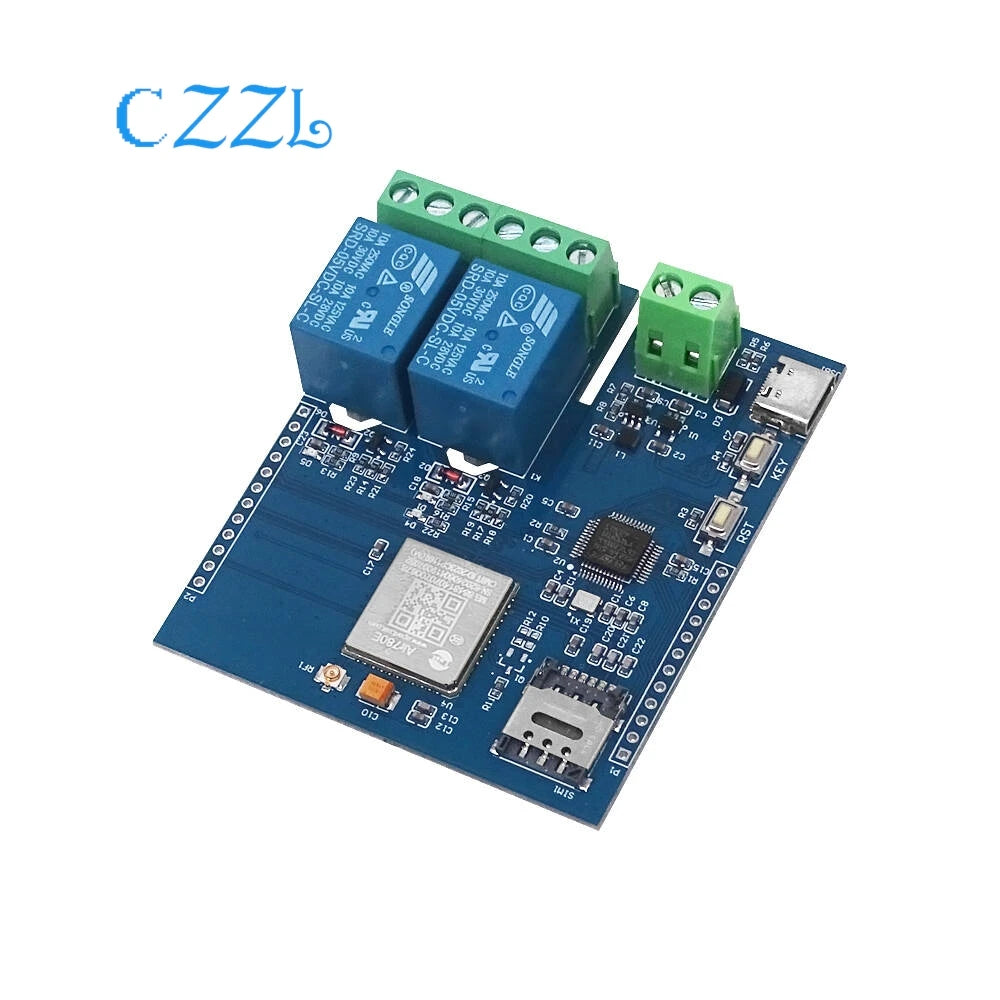 STM32 4G Networking Dual Relay Development Board Air780E Module 4G CAT1 detail image 3