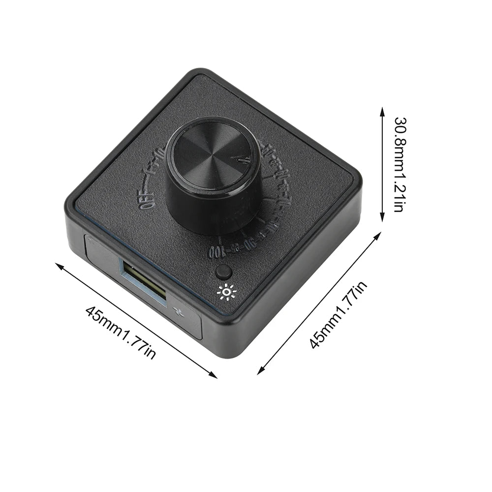 4 Wire Fan PWM Speed Controller PD QC Fast Charging Type C DC 24V 12V 5V Cooling Fan Speed detail image 5