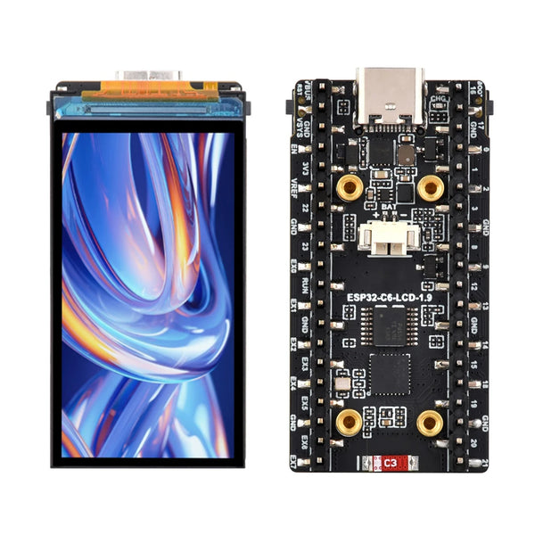ESP32-C6 1.9 Inch Capacitive Touch Display IPS 170 320 LCD Camera Touch Option Supports WiFi detail image 6