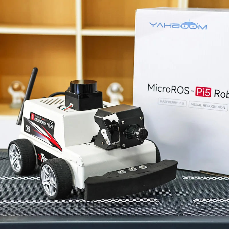 Raspberry Pi 5 ROS2 Robot Car Kit With TOF Lidar Support AI Visual Recognition SLAM Mapping detail image 6