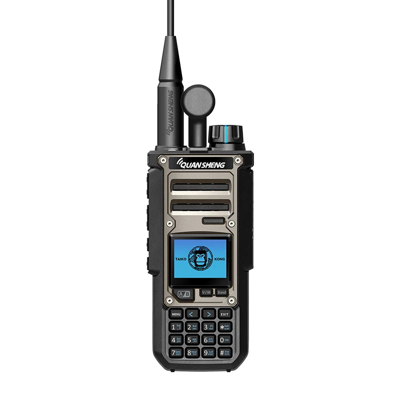 QUANSHENG TK11 8 VER.2 Metal Shell 10W 3000mAh Two Way Radio Walkie Talkie Taiko Kong CE FCC ROHS