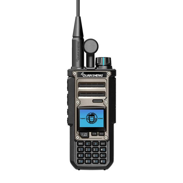 QUANSHENG TK11 8 VER.2 Metal Shell 10W 3000mAh Two Way Radio Walkie Talkie Taiko Kong CE FCC ROHS