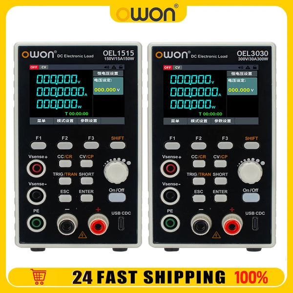 OWON High-Performance Programmable Electronic Load DC OEL1515/OEL3020/3030 150W/300W 150V/300V 15A/20A/30 product image