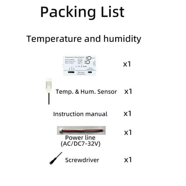 B29C-Smart Tuya Wifi Temperature And Humidity Sensor Switch With External Probe For Reliable detail image 6