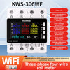 KWS-306 Voltmeter Ammeter Power Meter AC 85-290V 80A 3-phase 4-wire DIN-Rail Meter Power Failure Protecti product image